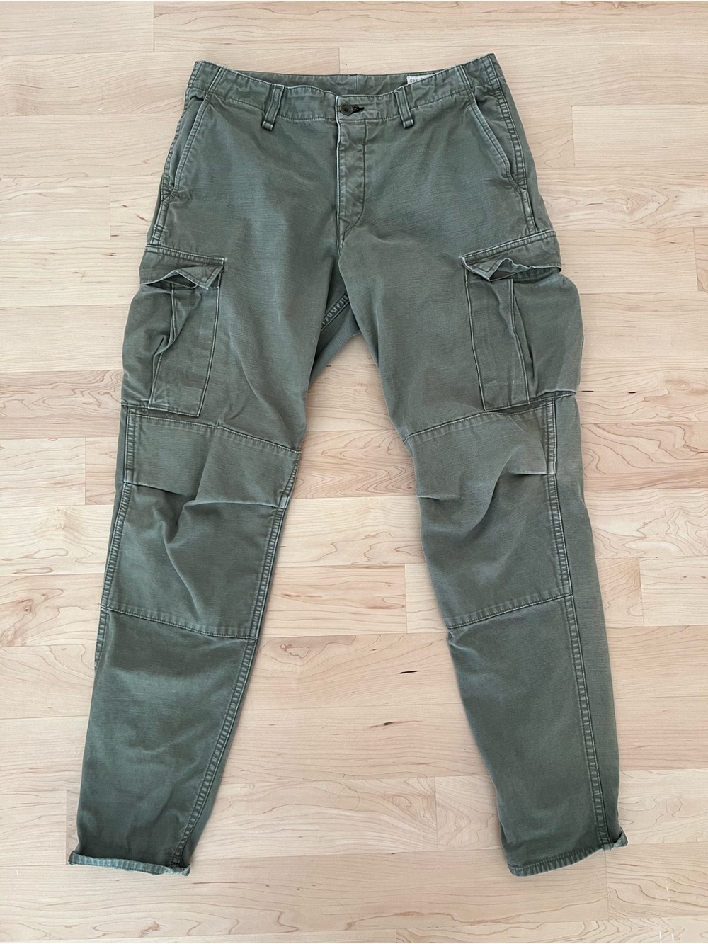 rag & bone Olive Green Cargo Pants - Utility Pockets